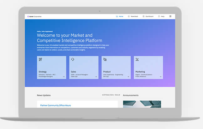 Centralized Competitive Intelligence Hub